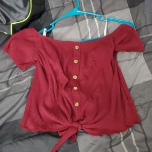 Off the shoulder shirt